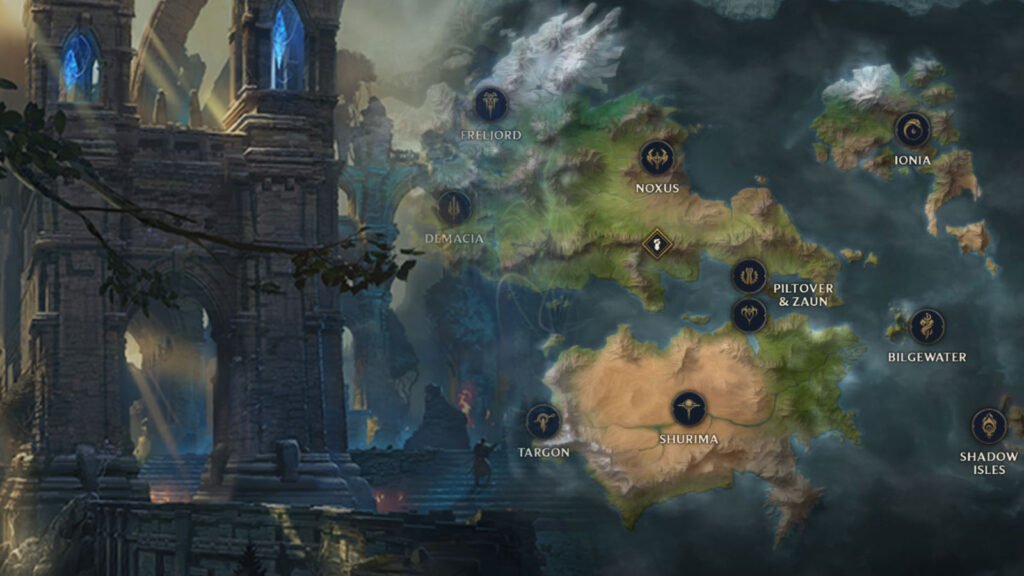 Monde du MMO RIOT GAMES